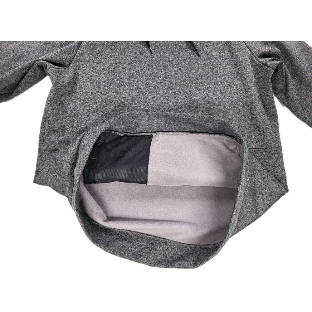 Nike Dri-FIT Training Hoodie (Standard Fit) in Grey Heather. Sz L